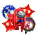 Among Us Foil Balloons Birthday Party Celebration Event Helium