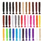 Hair Braid Extensions Ombre Colours Long Synthetic Braiding
