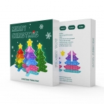 Christmas Tree 3D Puzzle Push Pop It Fidget Bubble Toy Kids