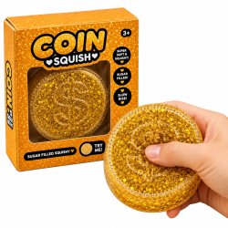 Gold Coin Maltose Squishy Sensory Toy