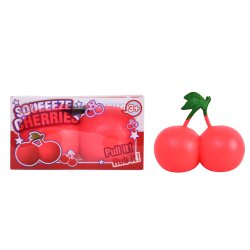 Jumbo Double Cherries Squishy Sensory Toy