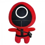 Large Combat Squid Games Villain Red Plush Toy (Set of 3)