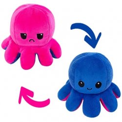 Reversible Mood Octopus Plush Toy (Multiple Colours) TikTok
