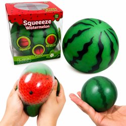 Large Orbeez Filled Watermelon Squishy Sensory Toy