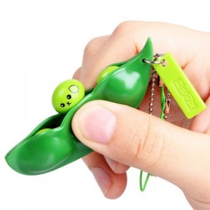 Peek-A-Boo Pea in a Pod Push Pop It Sensory Fidget Toy for Kids