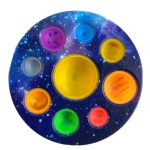 Planets Solar System Push Pop It Sensory Fidget Bubble Toy Kids