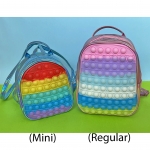 Pastel Pop It Backpack Kids Storage Bag