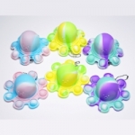 Reversible Silicone Octopus Push Pop Sensory Fidget Bubble Toy