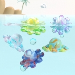 Reversible Silicone Octopus Push Pop Sensory Fidget Bubble Toy