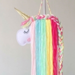 Unicorn Hair Clip Organiser Wall Hanging Decoration