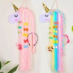 Unicorn Hair Clip Organiser Wall Hanging Decoration