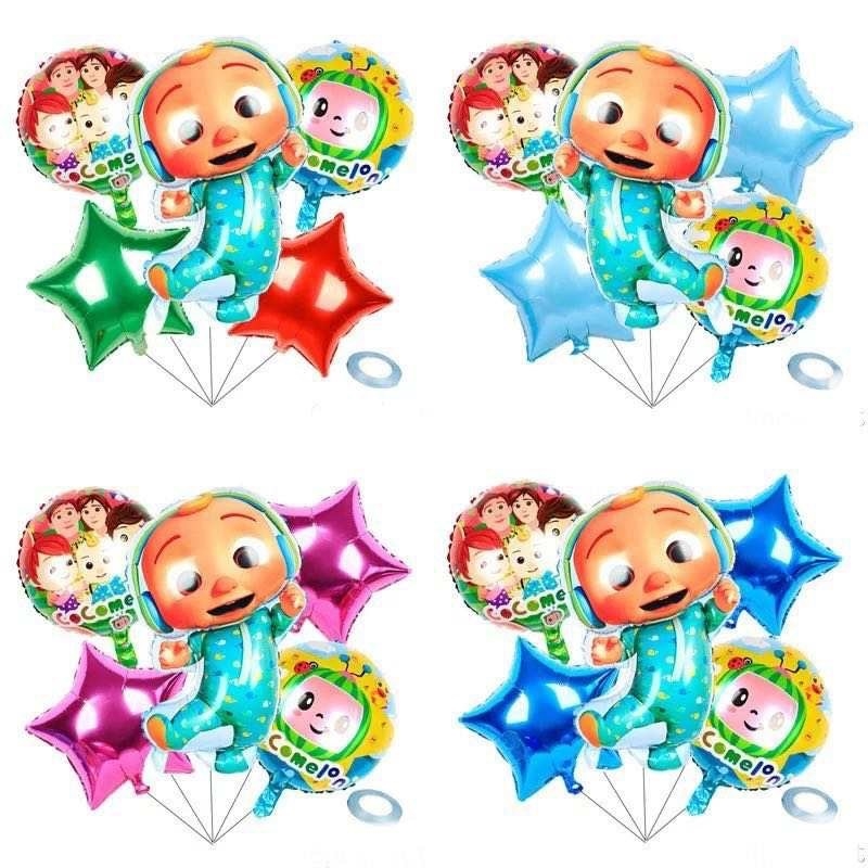 Cocomelon Foil Balloons Birthday Party Celebration Event Helium - Click Image to Close