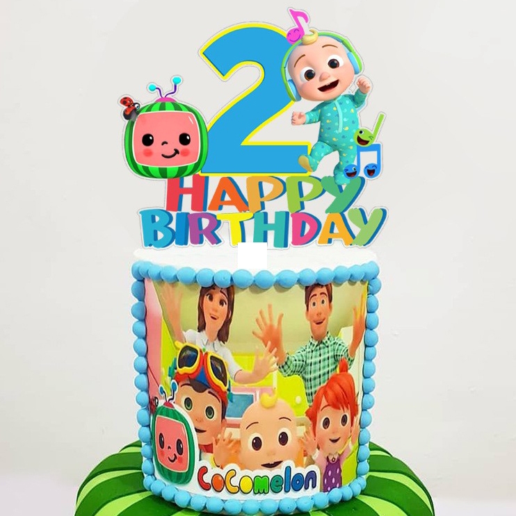 Cocomelon Cake Topper Birthday Party Celebration Events for Kids - Click Image to Close